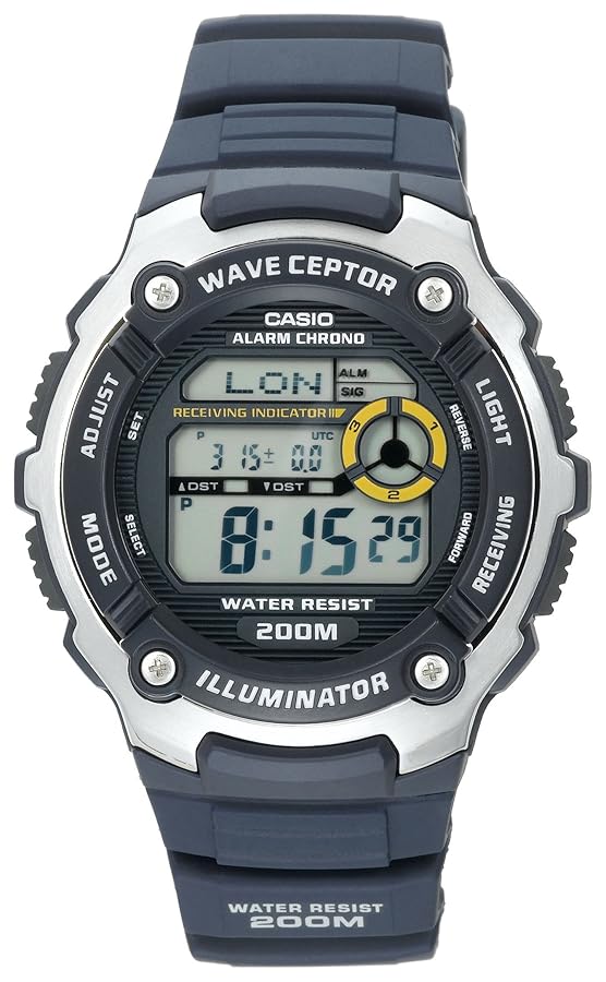 CASIO WAVE CEPTOR WV-200A デジタル腕時計 Amazon | カシオ メンズ Wv200A 2Av ウェーブセプター